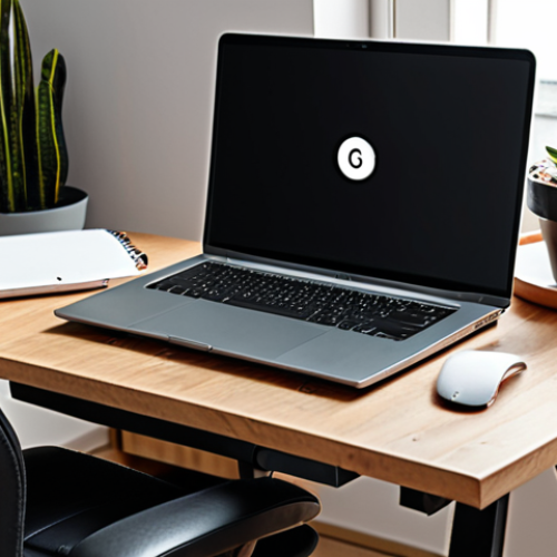 Home 4 **
> Comfortable home workspace setup with ergonomic chair and laptop, promoting work-life balance.
**