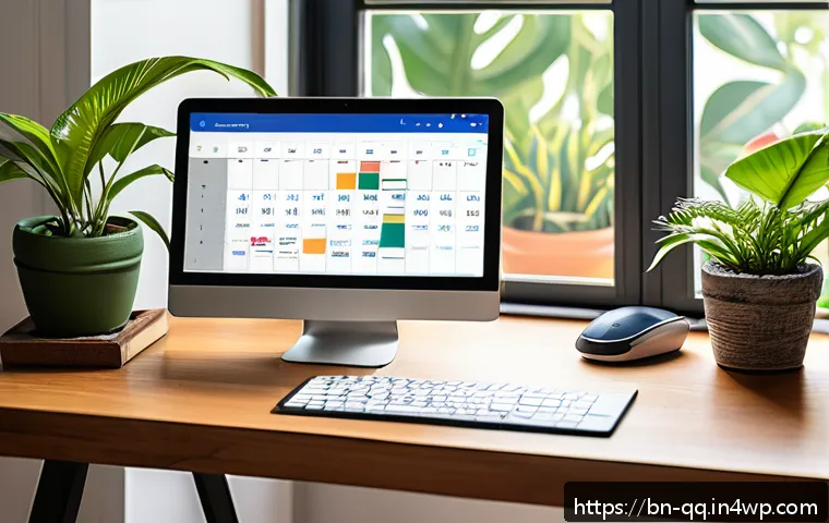 하이브리드 근무를 위한 업무 효율 도구 - A detailed and vibrant home office setup for a Bengali remote worker, featuring an ergonomic chair a...